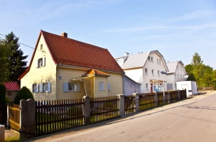 Teilkauf: Das Haus bleibt Eigentum des Verkäufers.