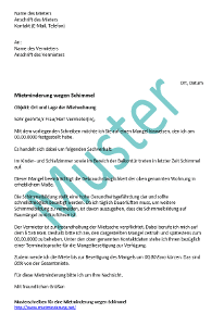 Lärmbelästigung durch nachbarn musterbrief