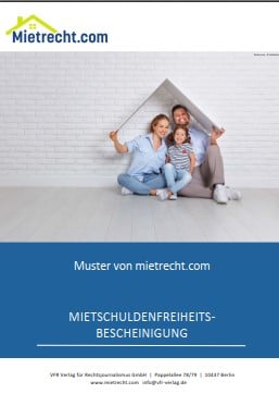 Muster Mietschuldenfreiheit